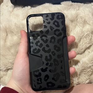 Velvet Caviar Black Leopard Phone Case